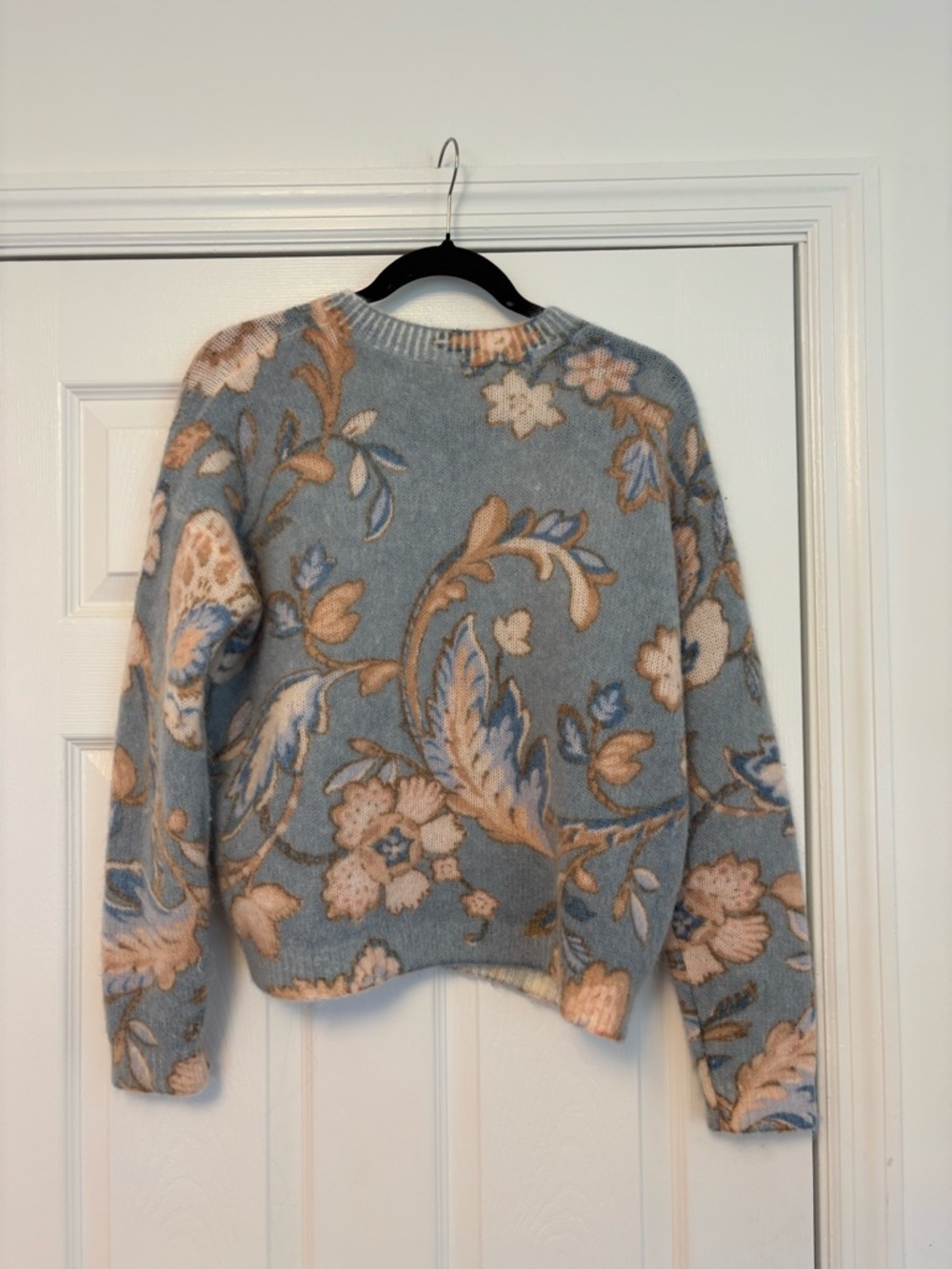 Sézane Hélène Jumper Size Small Wool Blend Knit Sweater Relaxed Fit French Chic - Picture 10 of 12